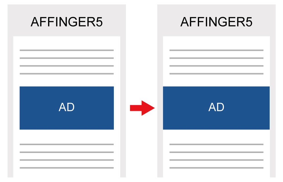 AFFINGER5でAdSenseのレスポンシブ広告を全幅に広げる方法